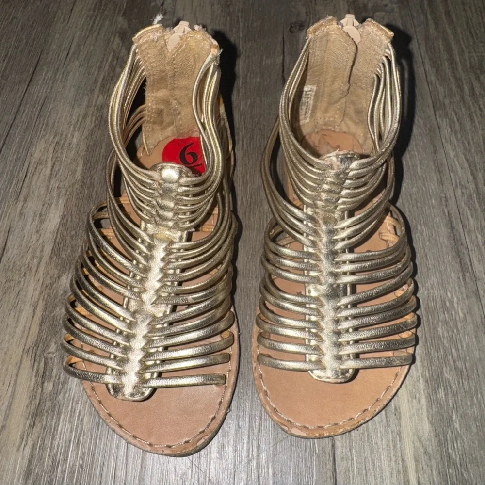Seychelles Kids Gold Gladiator Sandals